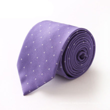 Polyester Woven Purple Neck Ties for Men